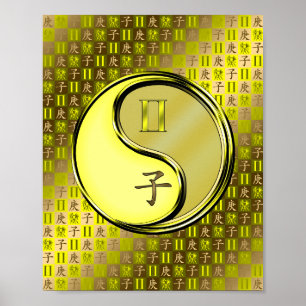 Poster Gemini & Metal Rat