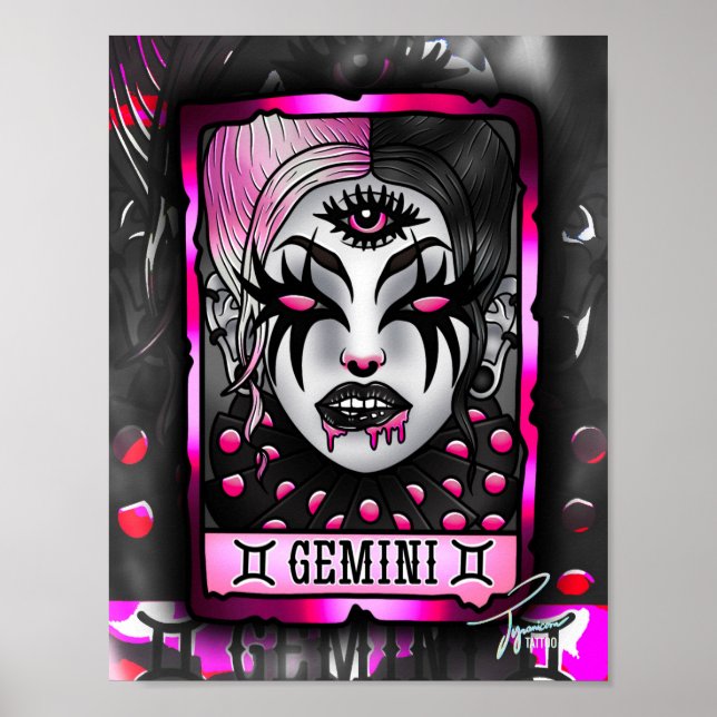 Poster Gemini Tarot (Frente)