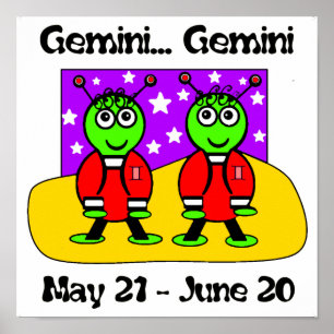 Poster Gemini Twin Cuties