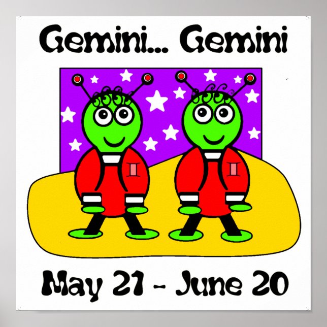 Poster Gemini Twin Cuties (Frente)
