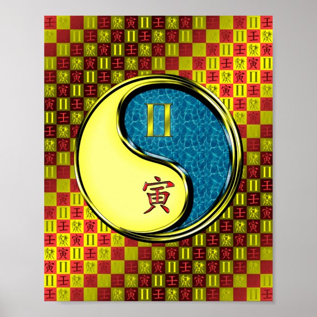 Poster Gemini & Water Tiger (Frente)