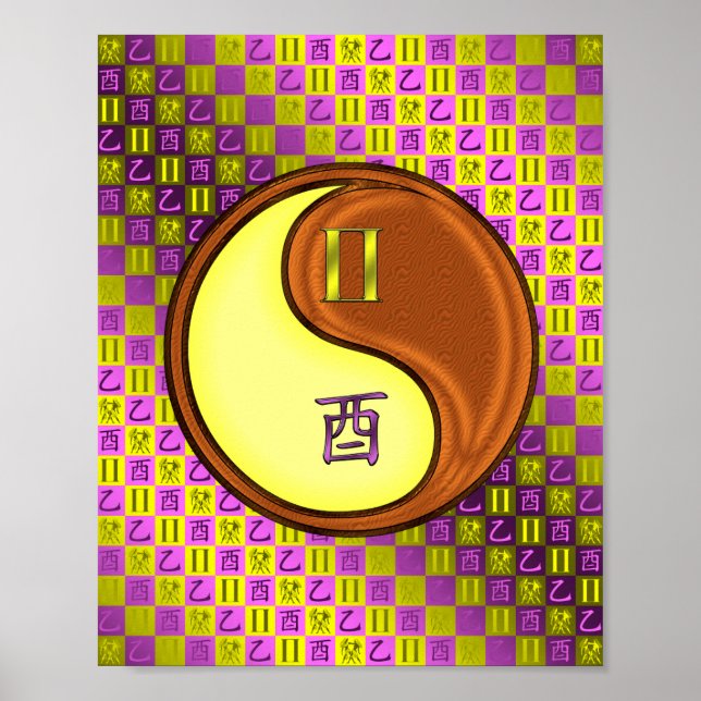 Poster Gemini & Wood Rooster (Frente)