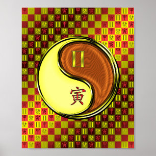 Poster Gemini & Wood Tiger