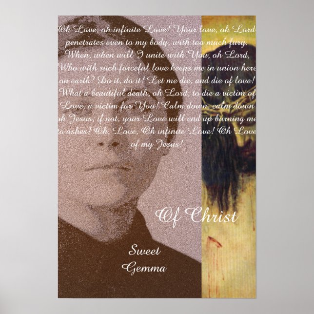 Pôster Gemma Doce Do Cristo (Frente)