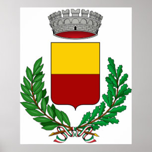 Poster Gemona del Friuli Stemma, Italy