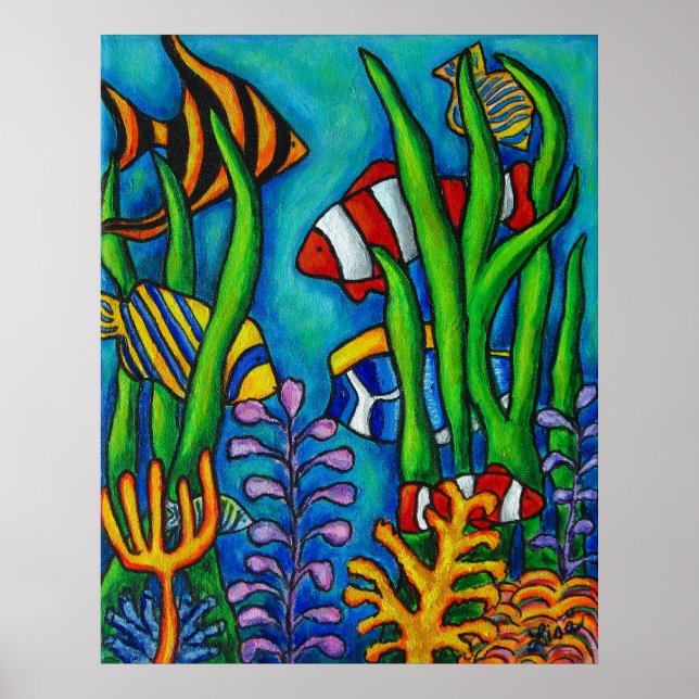 Poster Gems tropicais de Lisa Lorenz (Frente)