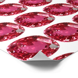 Poster Gemstone Rosa