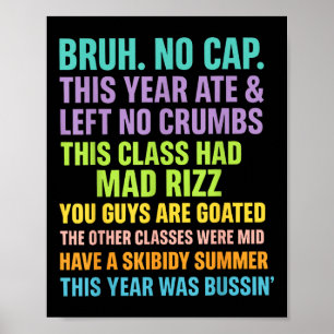 Poster Gen A Slang Professors Happy No Último Dia Da Esco