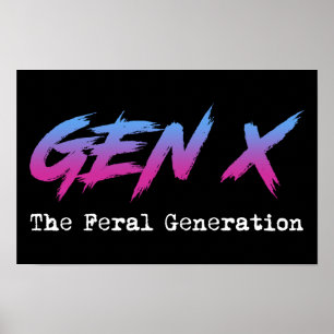 Poster Gen X - A Geração Feral