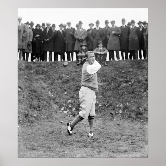 Poster Gene Sarazen, 1922 (Frente)