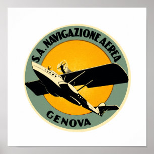 Pôster ~ Genebra de Navigazione Aerea