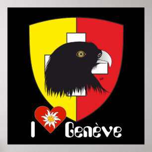 Pôster Genebra, Genève Suíça Suisse Svizzera poster/