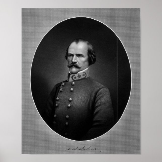 Pôster General Albert Sidney Johnston (Frente)