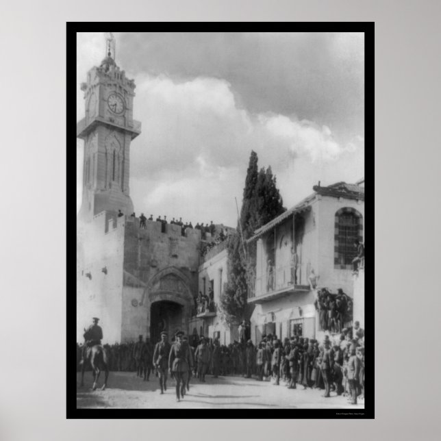 Poster General Allenby em Jerusalém 1917 (Frente)