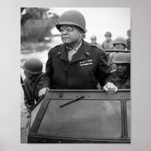 Poster General Benjamin Davis - Segunda Guerra Mundial -  (Frente)