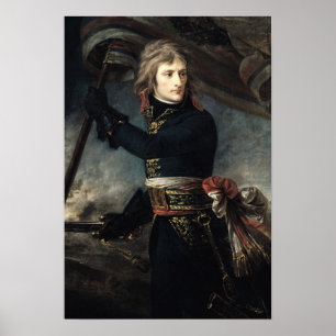 Pôster General Bonaparte na ponte em Arcole