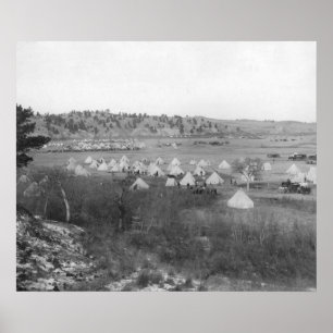 Pôster General Brook's Camp near Pine Ridge