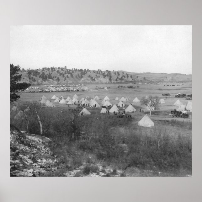Pôster General Brook's Camp near Pine Ridge (Frente)