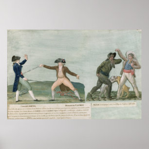 Pôster General Charles Lameth e Charles Eugene