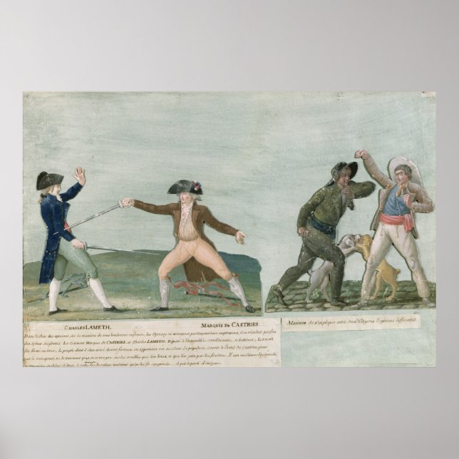 Pôster General Charles Lameth e Charles Eugene (Frente)