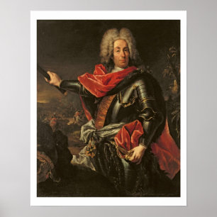 Pôster General Count Johann Matthias von der Schulenburg