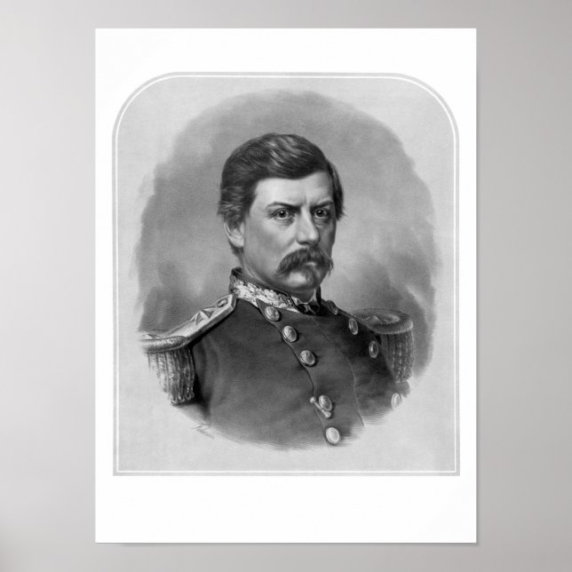 Poster General da União George McClellan (Frente)