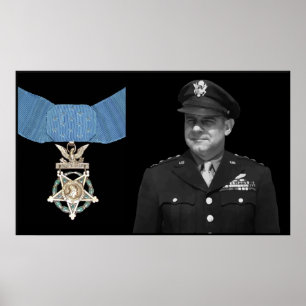 Pôster General Doolittle e a medalha da honra