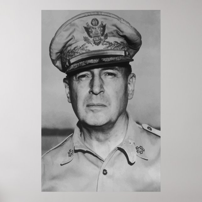 Pôster General Douglas MacArthur (Frente)