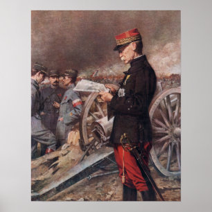 Pôster General francês Joseph Gallieni por Ferdinand