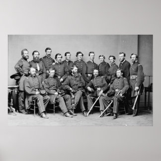 Poster General Frank Blair e Funcionarios