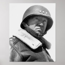 Pôster General George Patton - WW2