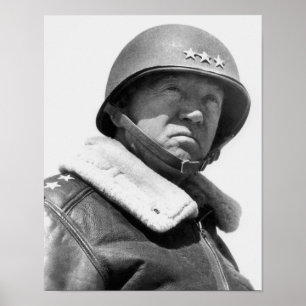 Pôster General George Patton -- WW2