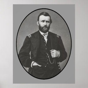 Poster General Grant durante a guerra civil