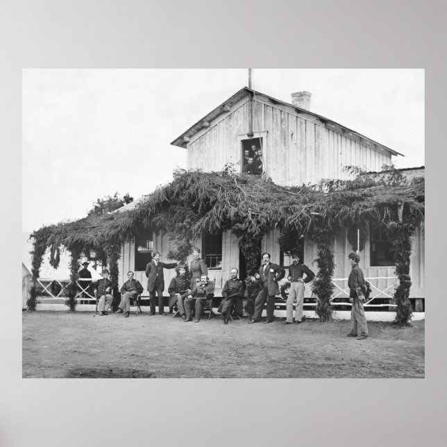 Pôster General Hardin da Guerra Civil, 1865 (Frente)