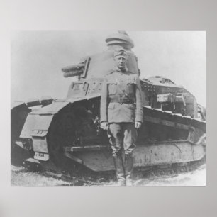Pôster General Patton Durante WW1