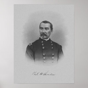 Pôster General Philip Sheridan - Guerra Civil
