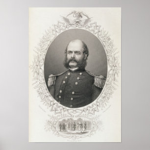 Pôster General principal Ambrose Everett Burnside