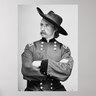 Pôster General principal George Armstrong Custer 1865