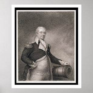 Poster General principal Henry Knox (1750-1806) gravado