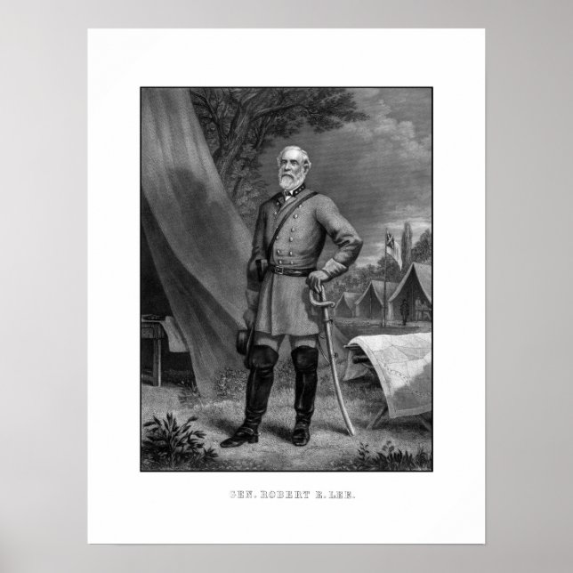 Pôster General Robert E. Lee (Frente)