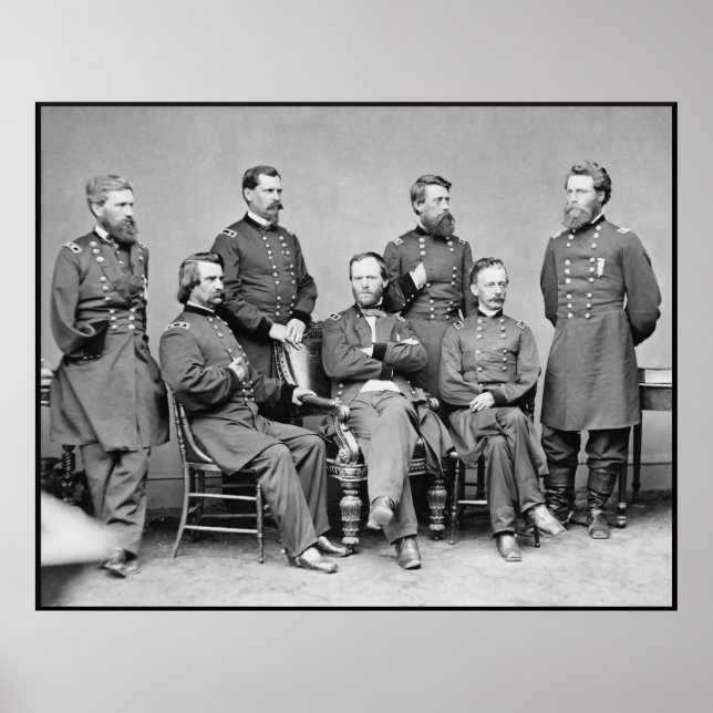 Pôster General Sherman e Seu Funcionarios — Fronteira (Frente)