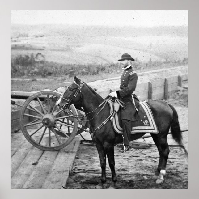 Pôster General Sherman em Atlanta, 1864 (Frente)