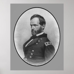Pôster General Sherman - Herói da Guerra Civil
