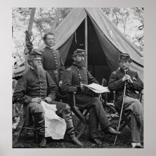 Poster General Sykes e funcionarios