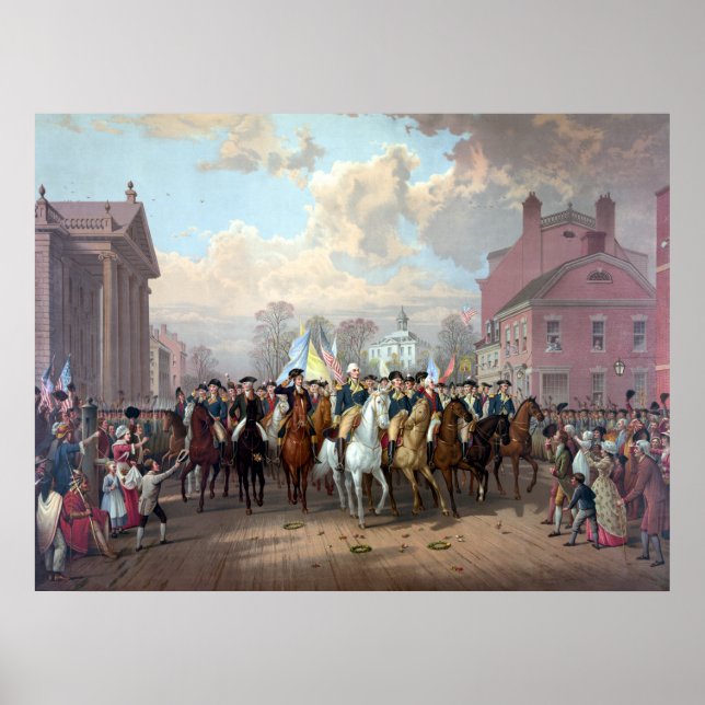 Poster General Washington Entra Nova Iorque (Frente)