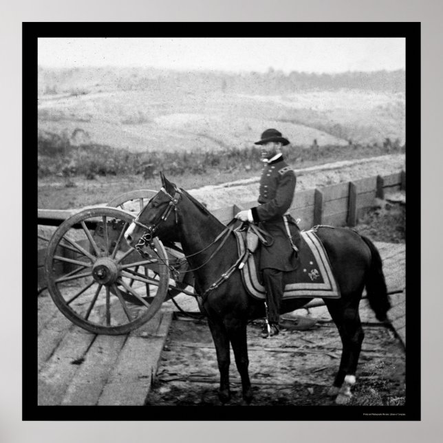 Pôster General William Tecumsah Sherman 1864 (Frente)