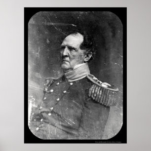 Pôster General Winfield Scott Daguerreotype 1849