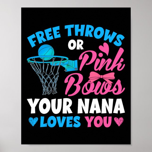 Poster Gênero Revelam Linhas Grátis Ou Arcos Rosa Que Nan (Frente)