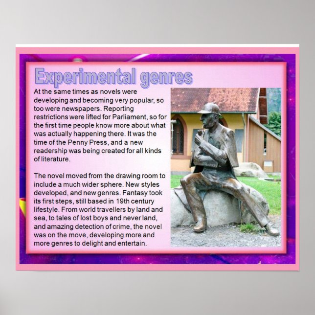 Pôster Gêneros experimentais (Frente)