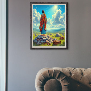 Poster Gênesis 15: A Gaze Sagrada de Abram